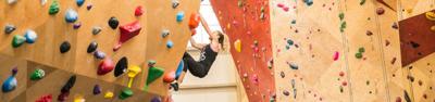 Leard to rock climb at Dabble. Photo courtesy Dabble