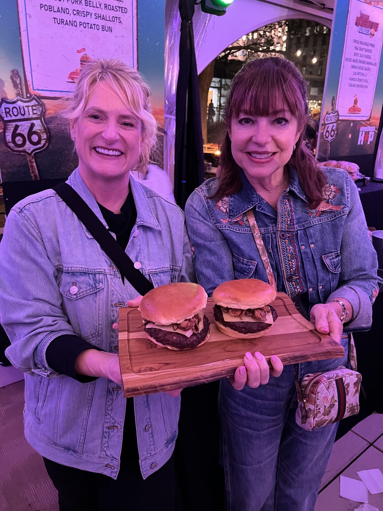 Jodi Fyfe (of Paramount Events) and Maureen Schulman (of Eli's Cheesecake). (Photo by Candace Jordan)