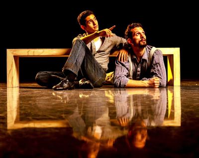 The Joffrey Ballet announces the world premiere 'Of Mice and Men' beginning April 27 starring Dylan Gutierrez and Xavier Núñez. (Photo by Todd Rosenberg)