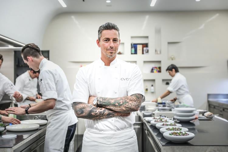 Chef Curtis Duffy and his EVER restaurant to appear in the finale episode of season 3 in the hit series "The Bear." (Photo by Michael Muser)
