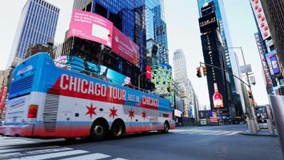 A new ad campaign, "Chicago Not in Chicago," was created pro bono by Energy BBDO to help bolster tourism.