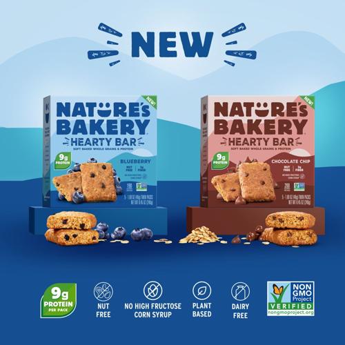 Nature’s Bakery Unwraps a Bold New Product Line: Hearty Bars