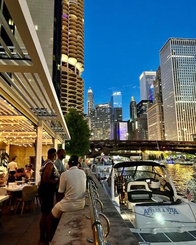 View from Pizzeria Portofino patio. (Photo by Candace Jordan)