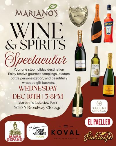 Enjoy Mariano's Lakeview East's Holiday Sparkle Soirée, Dec. 10, 5-8 pm.