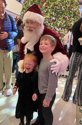 Not every child loves Santa. | Photo Candace Jordan