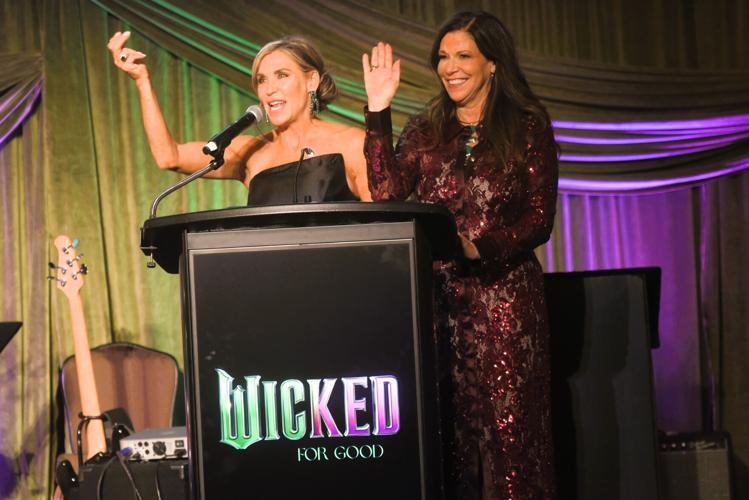 Co-chairs for The Service Club of Chicago's 135th gala, "Wicked for Good," Ann Sherrill and Kate Prange. (Photo by Nunu Zomot)