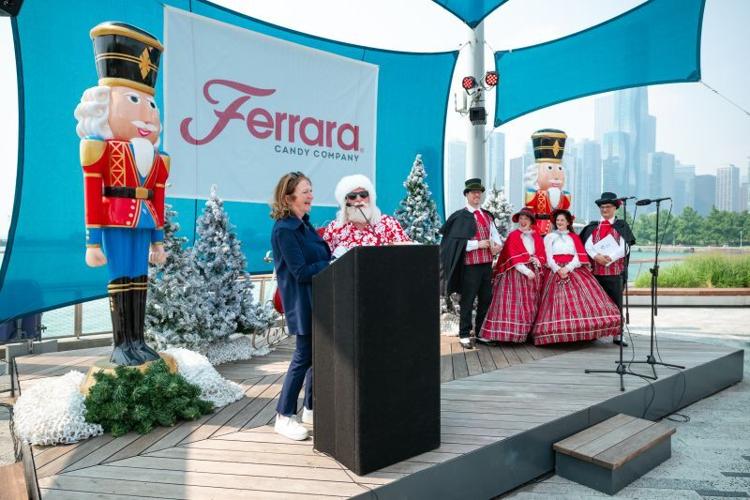 Navy Pier President and CEO Marilynn Gardner announces that the popular Winter WonderFest will return. (Navy Pier photo)
