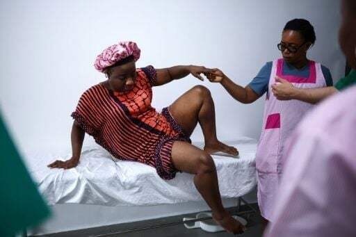 Adele Koue Sungbeu, 45, is one of 28 women in Ivory Coast who had reconstructive surgery after being circumcised