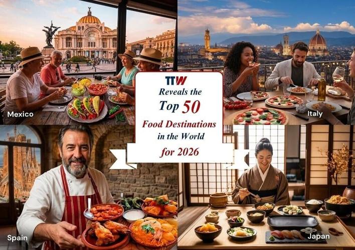 Top 50 Food Destinations Around the World for 2026