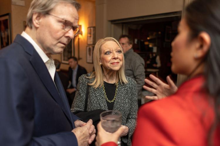 Bob and Leslie Zentner with Elaine Hyde.