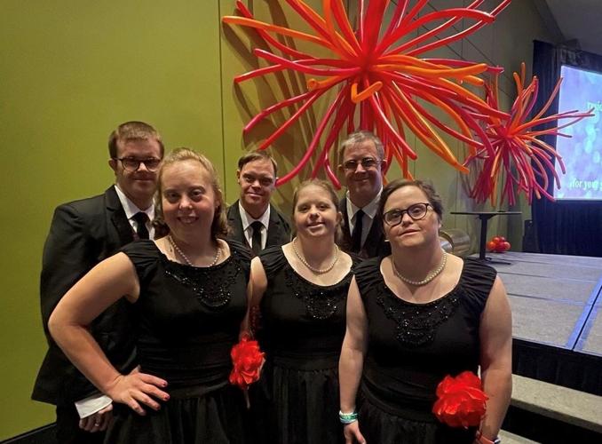 Misericordia's Heart Breakers made their debut First Look performance during the event.
