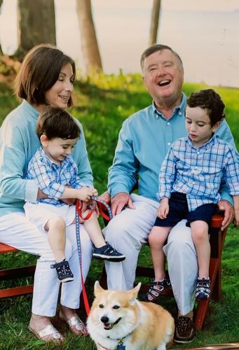 Seven local dads share their top parenting tips. The Huff family--Alice and John with Jonathan and Christopher. (And pup Ennis)