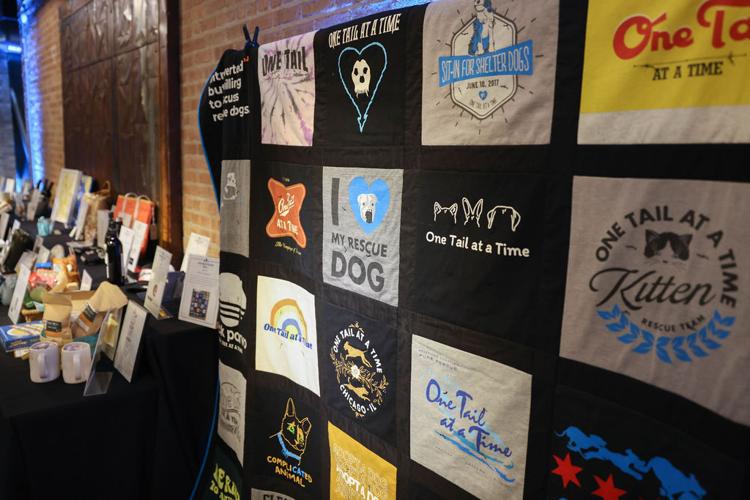 OTAT patchwork quilt in the silent auction.