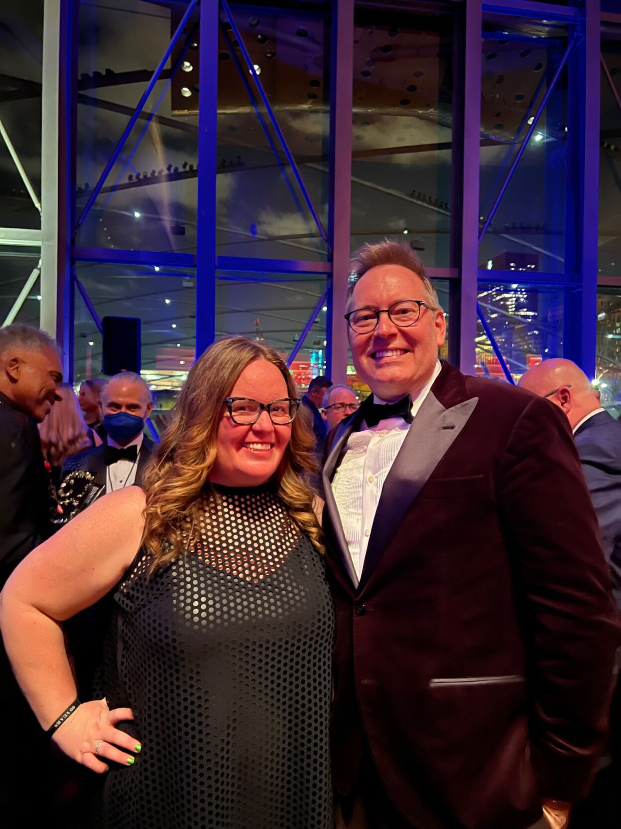 Kellie O'Connell (CEO Nourishing Hope) and John Robak.