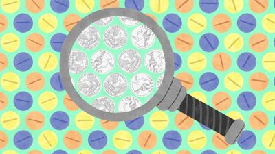 Illustration of a magnifying glass