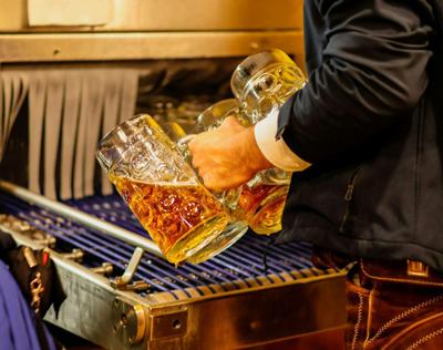 Oktoberfest lasts for three weekends on the Riverwalk