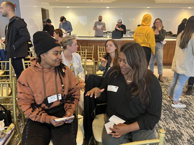 Guests Participating in an Interactive Meet-and-Greet