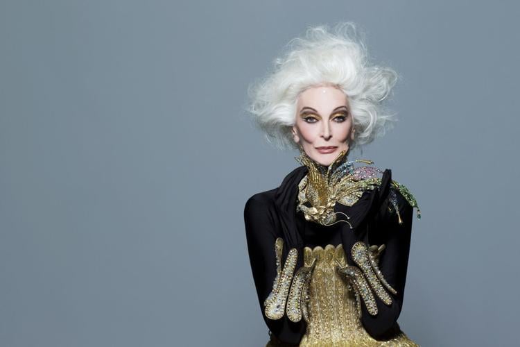 The one and only supermodel Carmen Dell' Orefice, photo by the one and only Fadil Berisha.