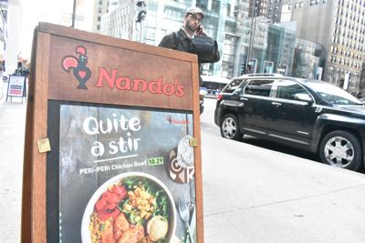 Nando’s offers casual dining without blaring televisions. Photo by Jesse Wright