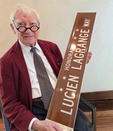 Streeterville in Chicago has a new honorary street, Lucien Lagrange Way. (Michael Kutza photo)