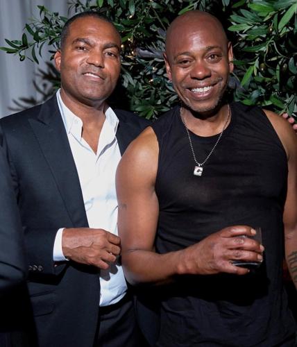 Marc Brooks and Dave Chappelle. (Parrish Lewis Photography)