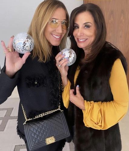 Nina Mariano and Tracey DiBuono Tarantino (co-emcee with Candace Jordan)