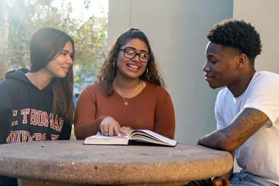 Students study and chat on St. Thomas University’s Miami Gardens, Florida campus. The Carnegie Classifications of Institutions of Higher Education have recognized St. Thomas University by designating STU as an “Opportunity College and University” under ...