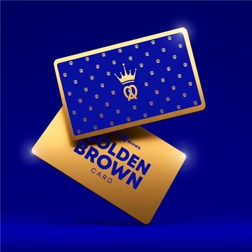 Auntie Anne's Golden Brown Card