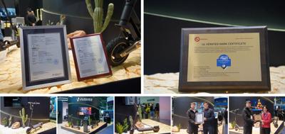 ST3Pro and GT3Pro Award Certificates and NAVEE CES On-Site Photos