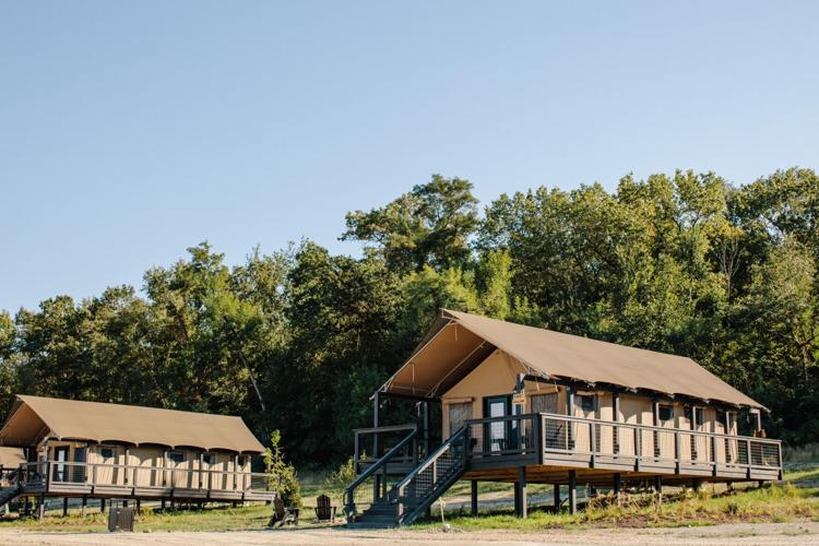 Glamp in style at Camp Aramoni