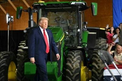 US President Donald Trump was interviewed by NBC during a visit to Wisconsin where he was attending a roundtable on the rural economy on June 5, 2026