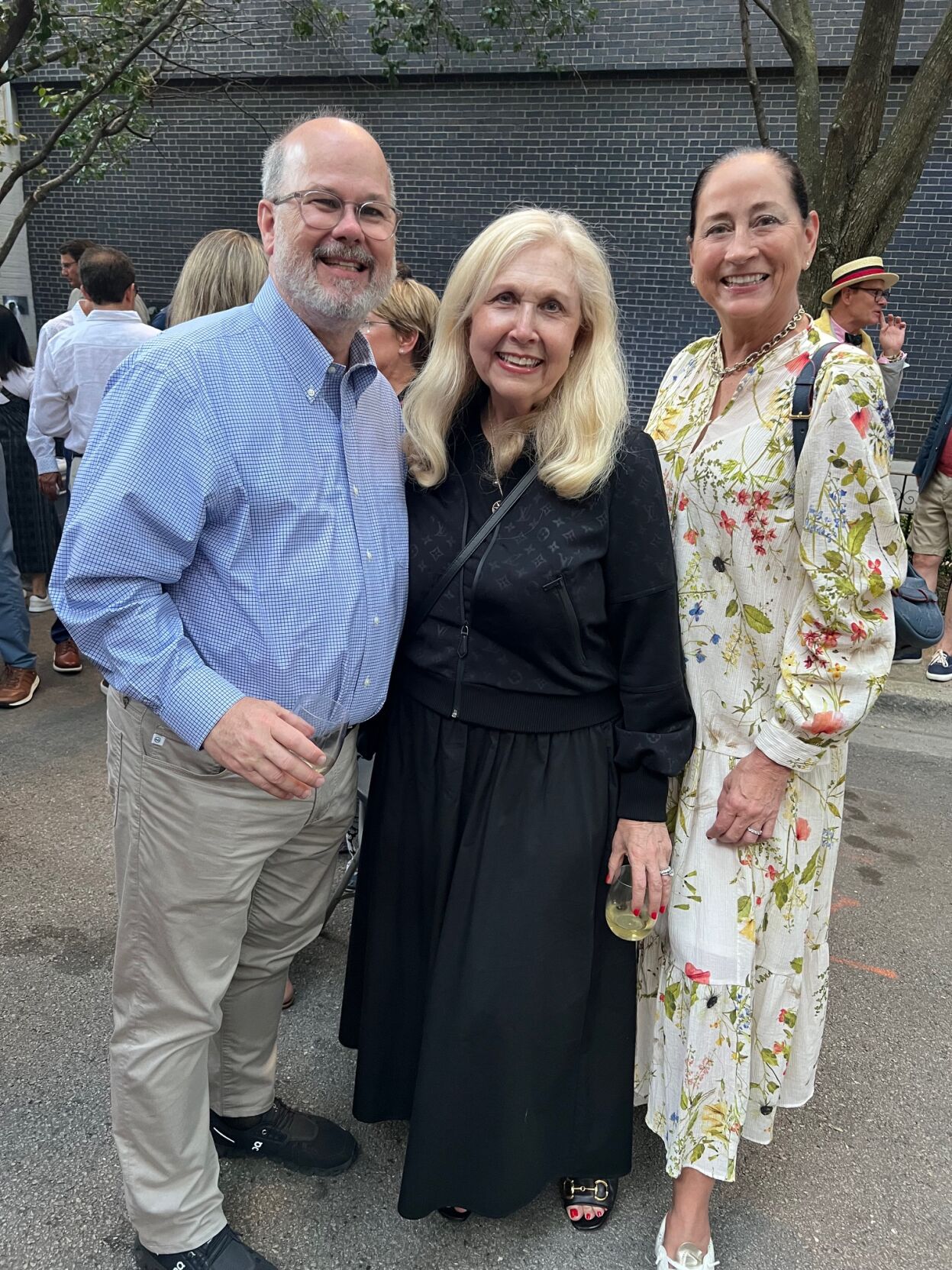 Mark and Robin Tebbe with Jean Antoniou.
