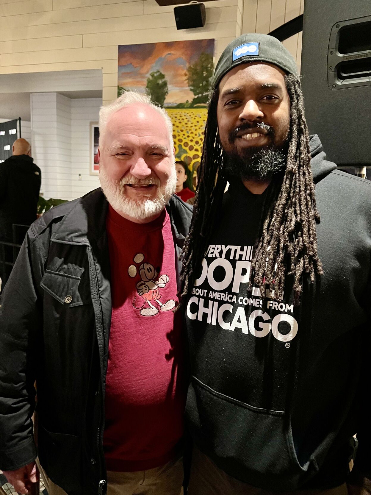 Chef Art Smith with Sherman "Dilla" Thomas. (Photo by Candace Jordan)