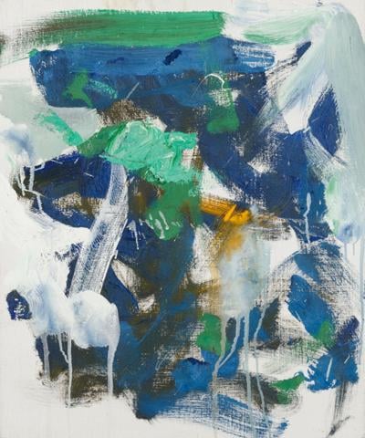 Joan Mitchell's Untitled, 1989 will be offered at Hindman Auctions' Spring Fine Art Sales.