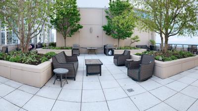 The rooftop of The Lancaster