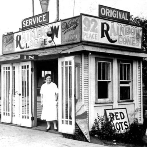 The Original Rainbow Cone was created in Chicago at 92nd and Western.