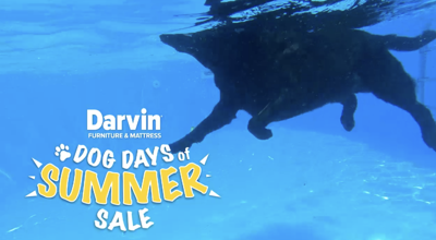 Darvin Furniture & Mattress' Dog Days of Summer Sale in on now through Aug. 4 in Orland Park.