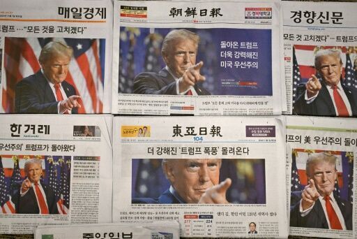 South Korea's President Yoon Suk Yeol said he had discussed North Korea with US president-elect Donald Trump in a phone conversation