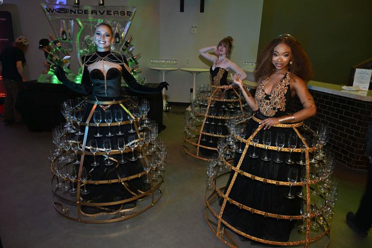 A view of performers at Grand Opening Night at Wonderverse by Sony Pictures Entertainment. (Photo by Dave Kotinsky/Getty Images for Wonderverse Inc., Sony Pictures Entertainment)