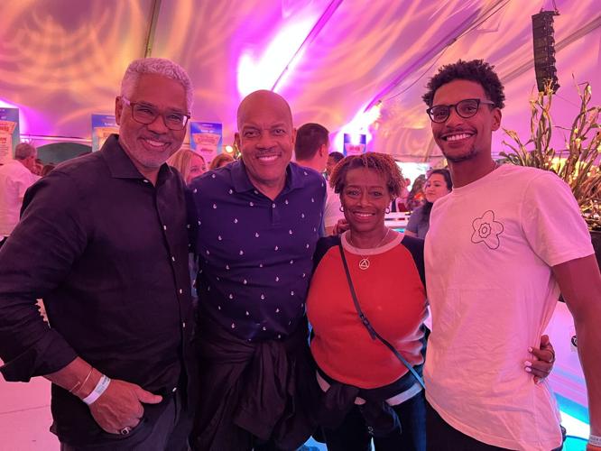Lyle Logan Sr., Lyle Logan Jr., Cynthia Chappell, and Greg Chappell. (Photo by Candace Jordan)