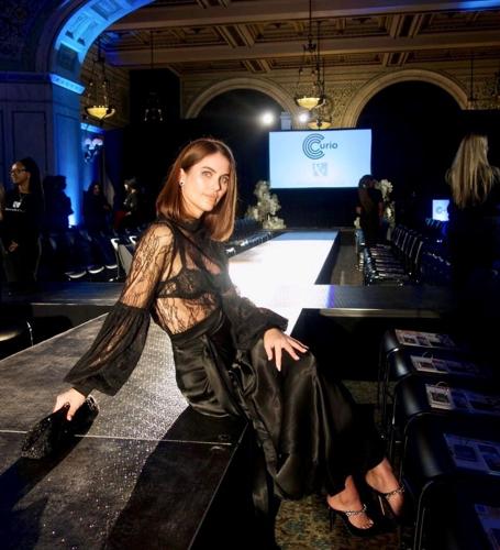 Amy Anderson, of StyleCredenza.com, was the winner of the inaugural Ceta Walters Fashion Content Creator Award at "A Celebration of Chicago Style," the opening night show for Chicago Fashion Week. (Photo @stylecadenza)