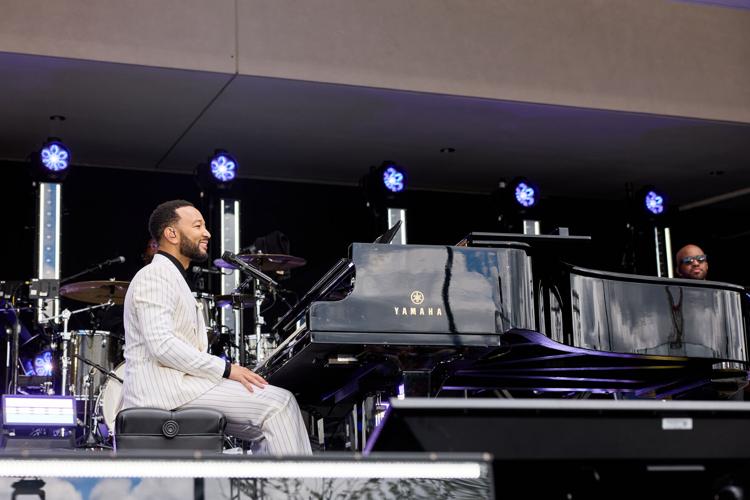 John Legend performs. (Photo | The Obama Foundation)
