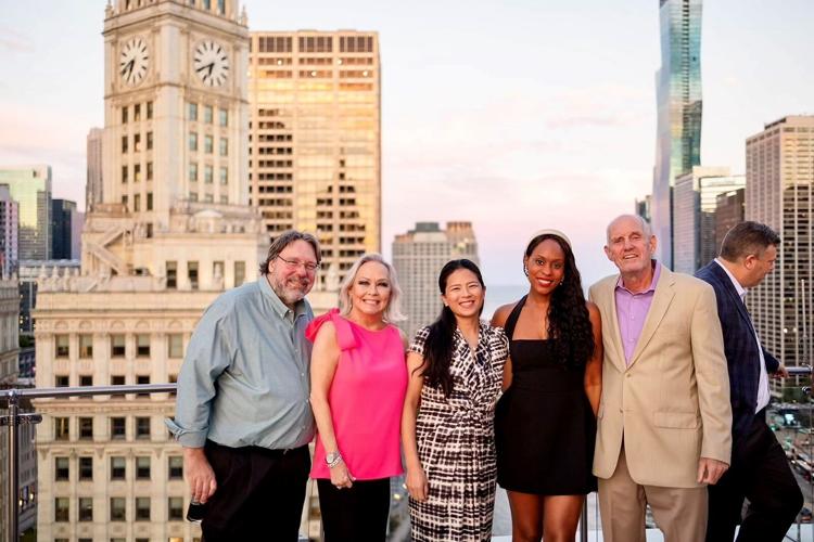 Chicago Star Team Bob Oswald, Candace Jordan, Elaine Hyde, Ashlea Hearn and Jon Cohn. (Photo by Juan Alvarado)