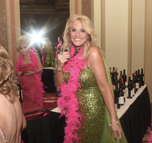 SC member Tina Gravel (and Sherrill Bodine in background) looking elegant. (Nunu Zomot photo)