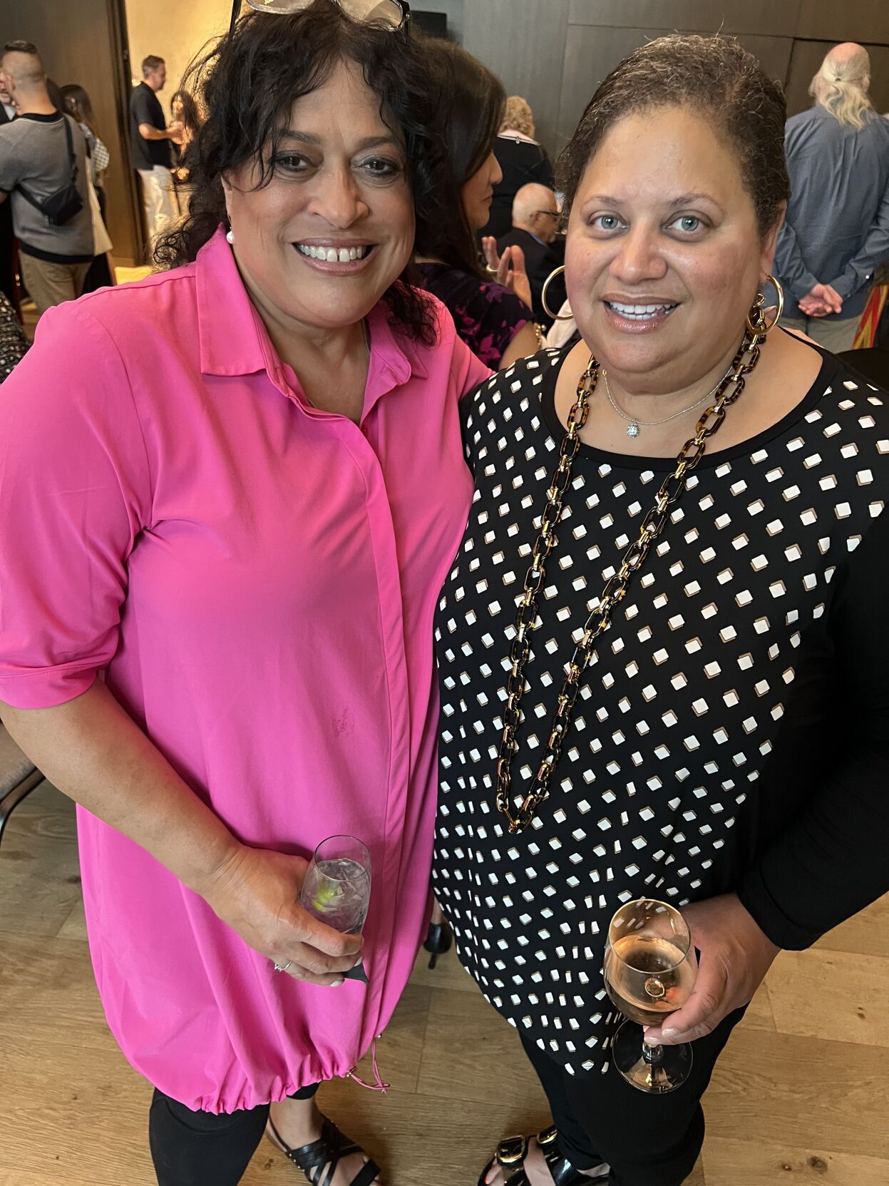 Perri Irmer (President/ CEO DuSable Museum of African American History) and Michelle T. Boone (President/CEO The Poetry Foundation). (Photo | Candace Jordan)