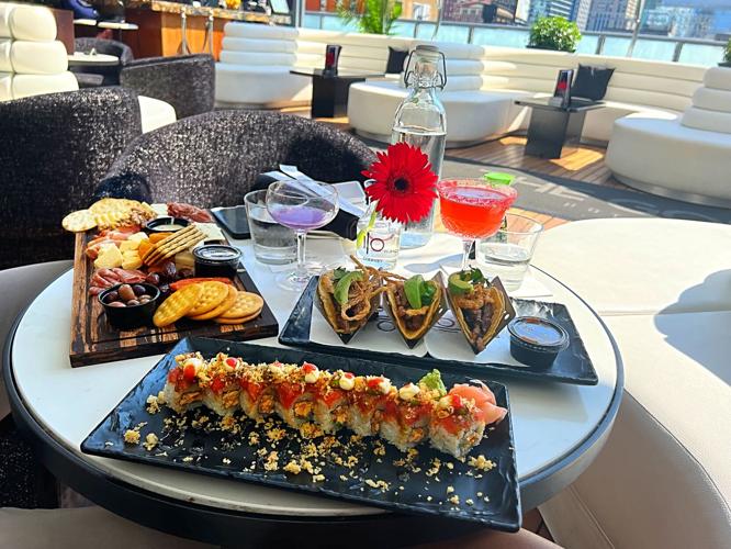 IO Godfrey new happy hour menu unclose on sushi
