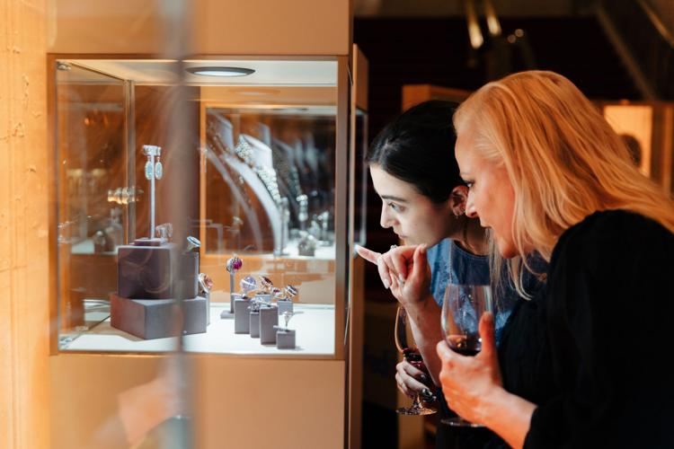 2023 Wine Auction Featured Vintner Reception ann ziff showcase