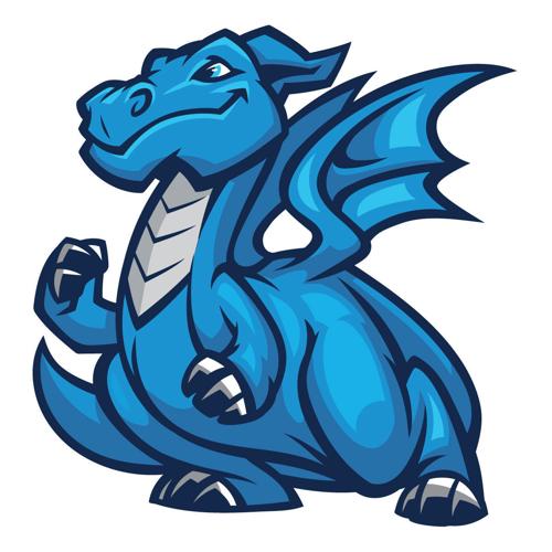 GEMS Dragon Mascot