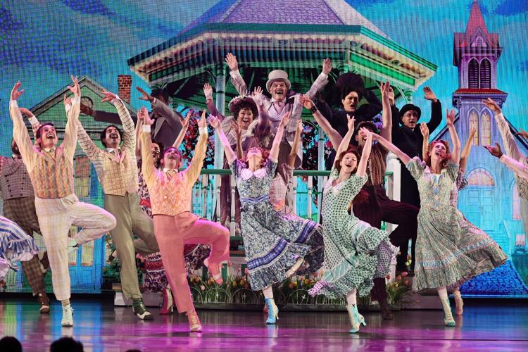 The cast of Schmigadoon! performs onstage during The 79th Annual Tony Awards at Radio City Music Hall on June 07, 2026 in New York City. (Photo by Theo Wargo/Getty Images for Tony Awards Productions)