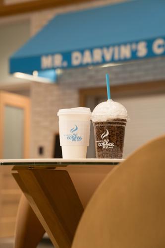 Darvin Furniture's Marketplace includes a charming new experience, Mr. Darvin's Coffee Shop. Sip, shop and relax!